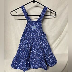 Vintage 80’s Oshkosh B’gosh Overall Dress sz 4